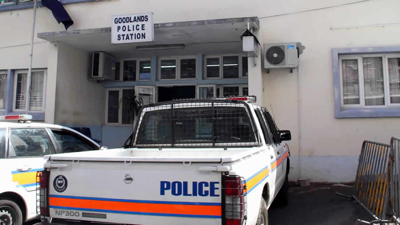 Le poste de police de Goodlands.