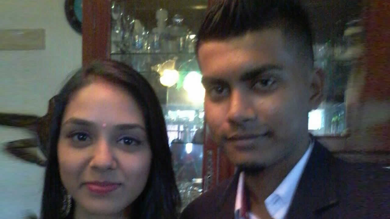 Shalina Basama-Seetal et son époux Swaraj .