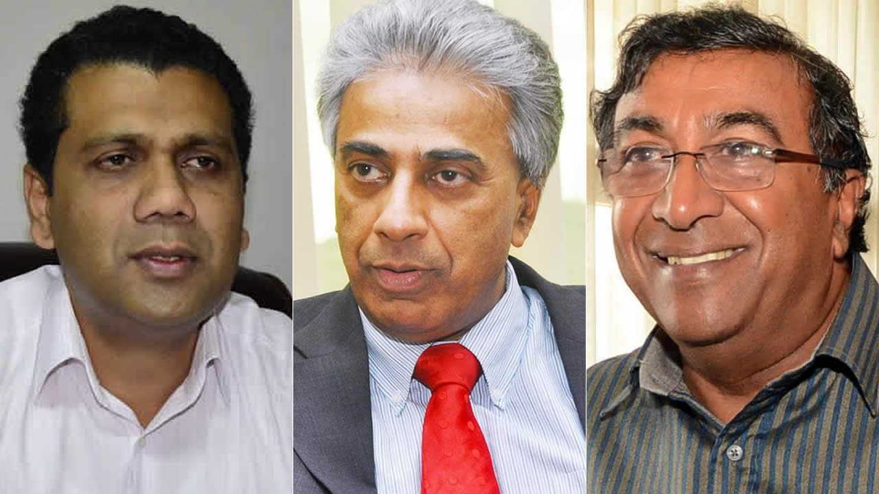 Kavi Ramano, Arvin Boolell et Satish Boolell