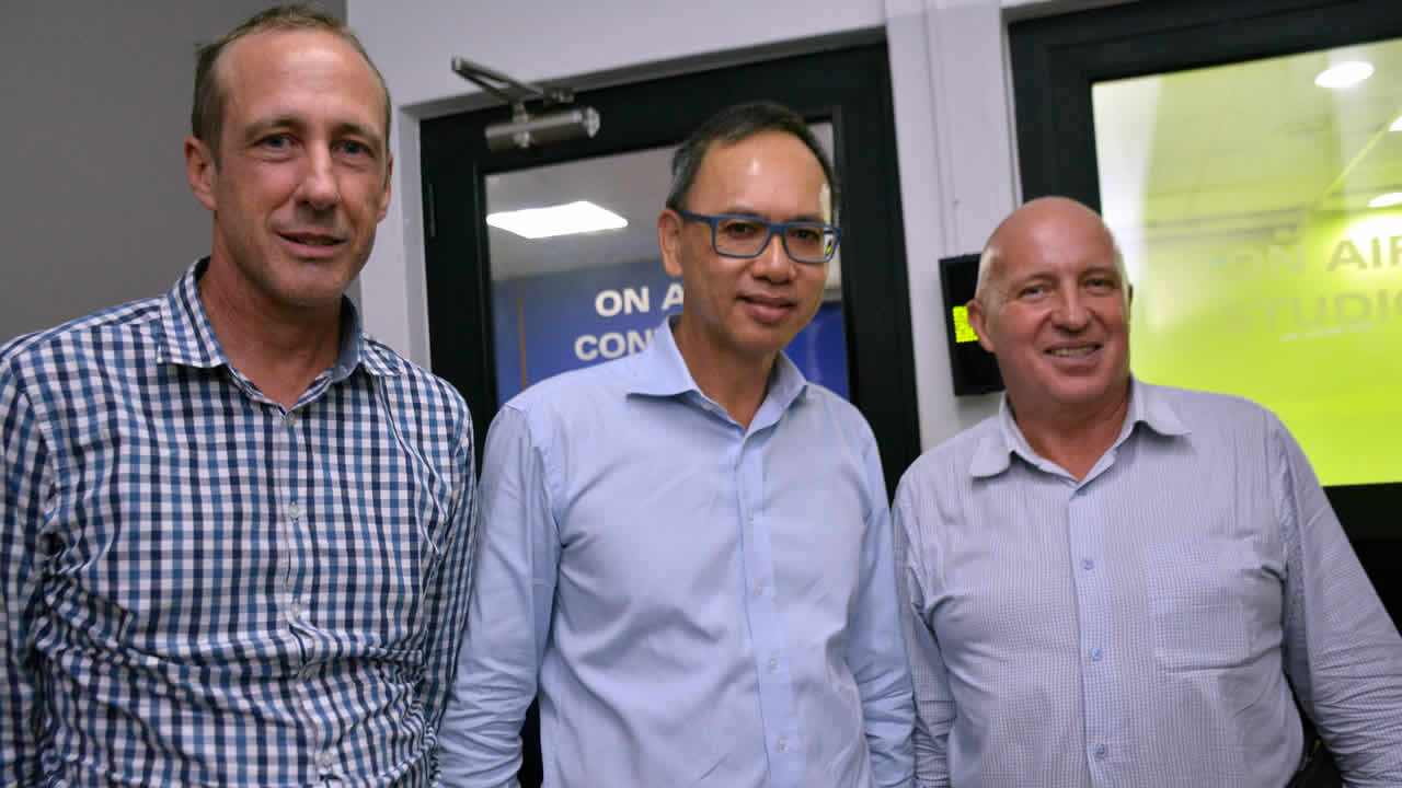 Cedric Lagesse, Jean Philippe Venpin et Pierre Fournier.