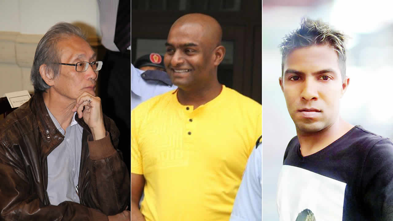 Paul Lam Shang Leen, Peroomal Veeren et Navind Kistnah