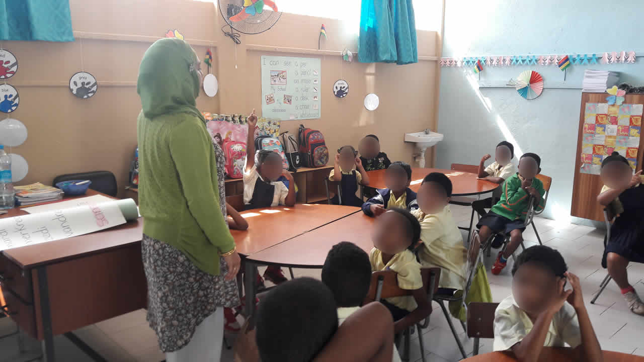 À l’école primaire de Barkly, ils sont 112 écoliers  de Grade 1 à 5 à étudier notre langue maternelle. 