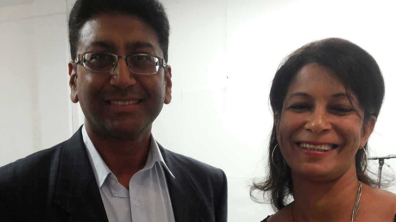 Dhanjay Jhurry et Shenaz Patel.