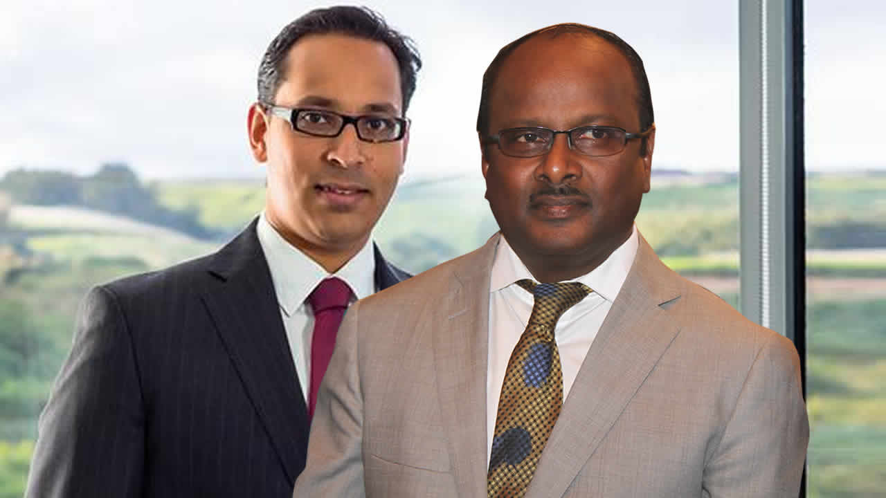 Akilesh Deerpalsingh et Sudhir Sesungkur.