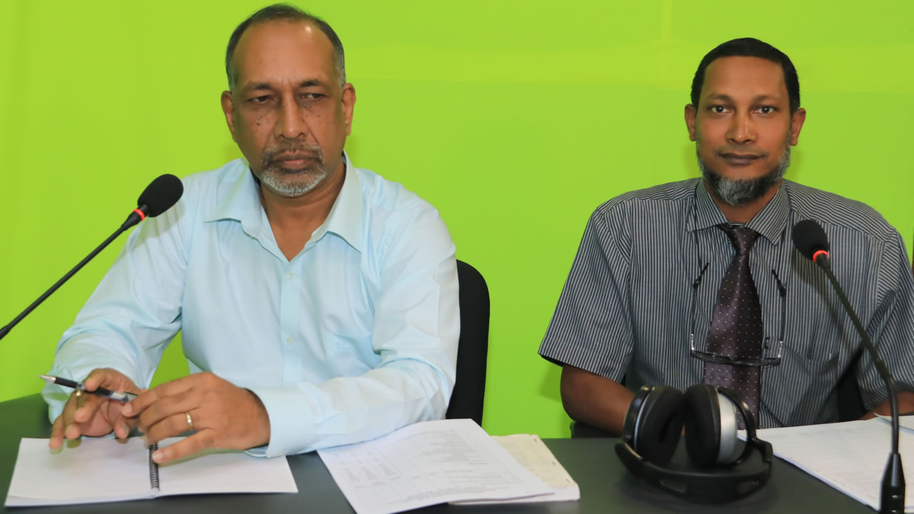 Anand Chummun et Nassib Emrith