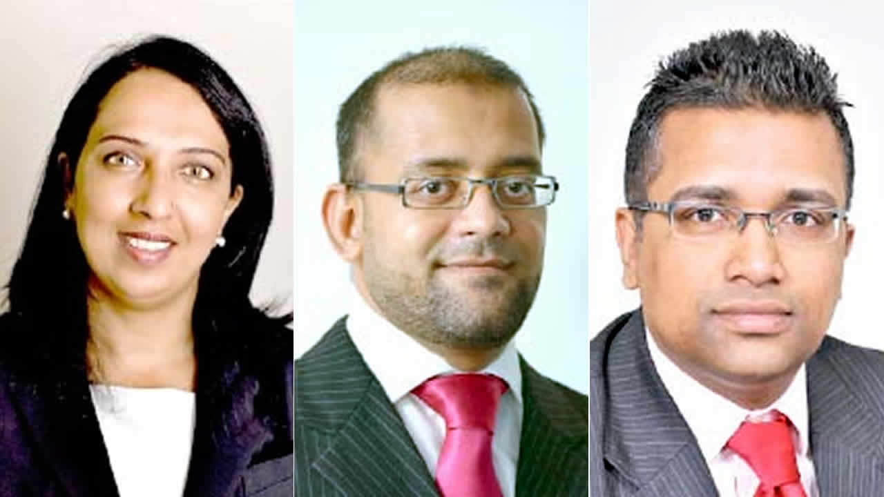 Sonia Xavier, Sameer Tegally et Ashvan Luckraz