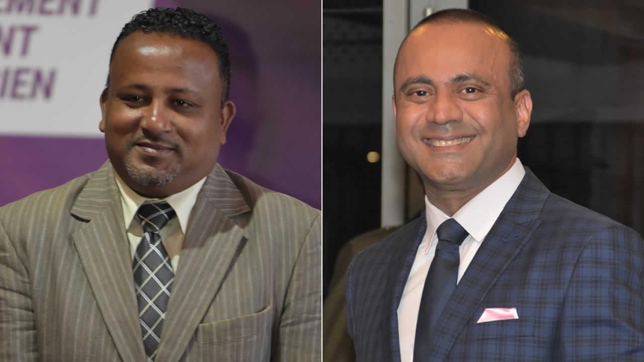 Tony Apollon et Bobby Hurreeram.