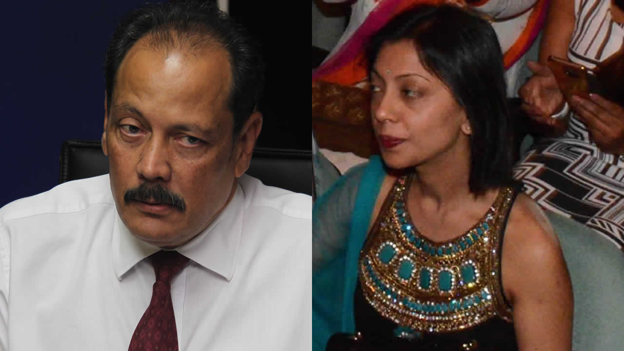 Gérard Sanspeur et Naila Hanoomanjee