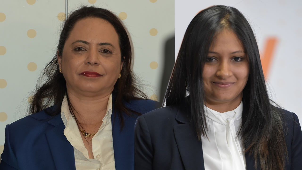 Dorine Chukowry et Tania Diolle.