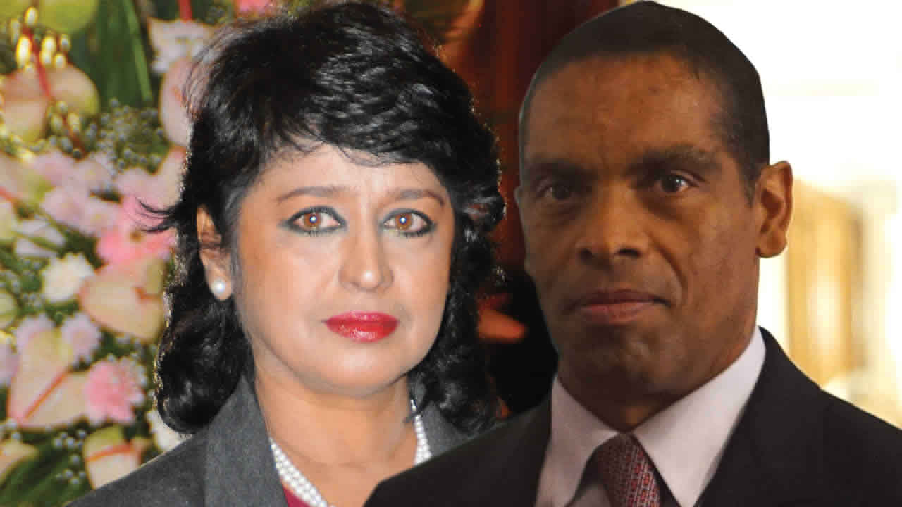 Ameenah Gurib-Fakim et Alvaro Sobrinho