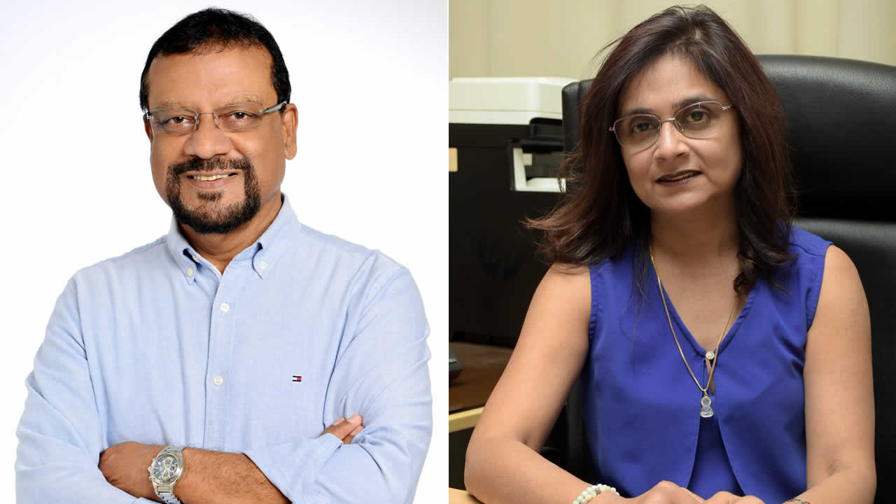 Megh Pillay et Vanessa Napal.