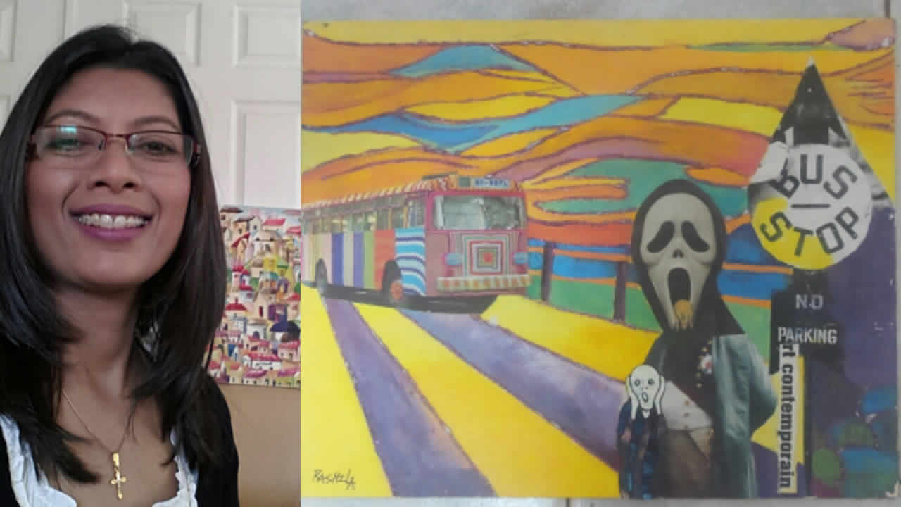 Rashila Ramchurn s’est toujours  intéressée à l’art.