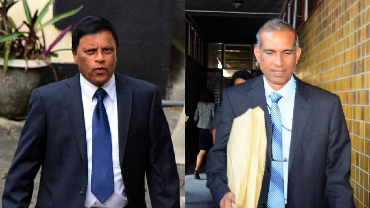 Motichand Seebah et Satyanand Aujeet.