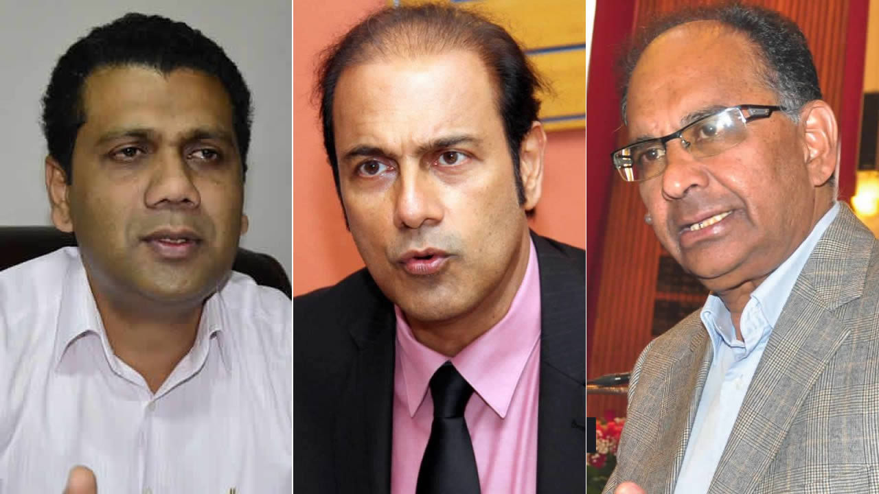 Kavi Ramano, Steve Obeegadoo et Alan Ganoo