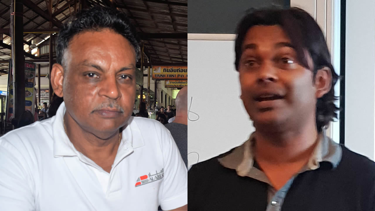 Rajendra Sewpersadsing et Brian Pitchen