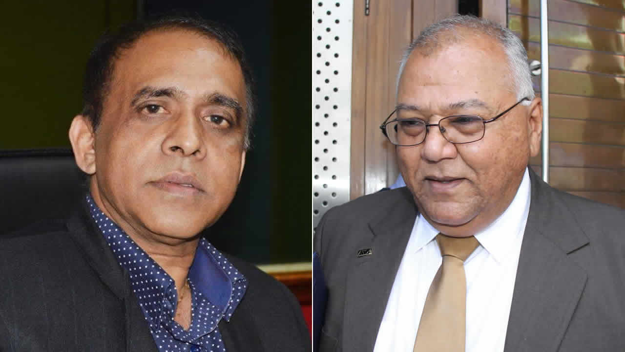 Vivek Pursun et Mahen Jhugroo