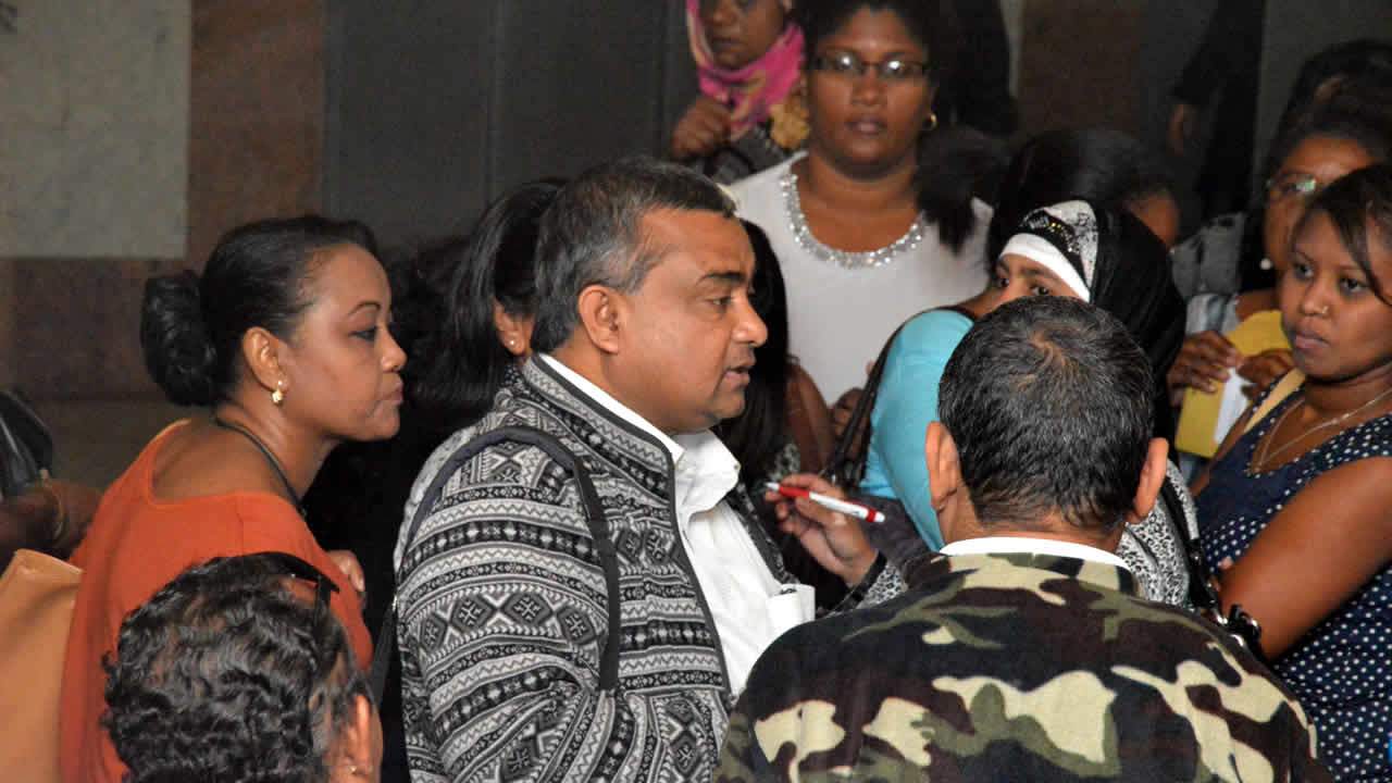 Le syndicaliste Chuttoo