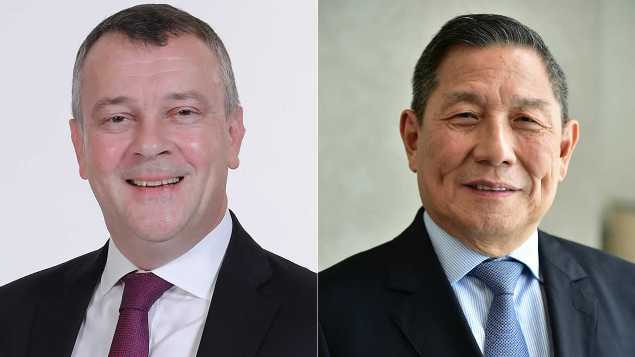 Andrew Bainbridge et Kee Chong Li Kwong Wing.