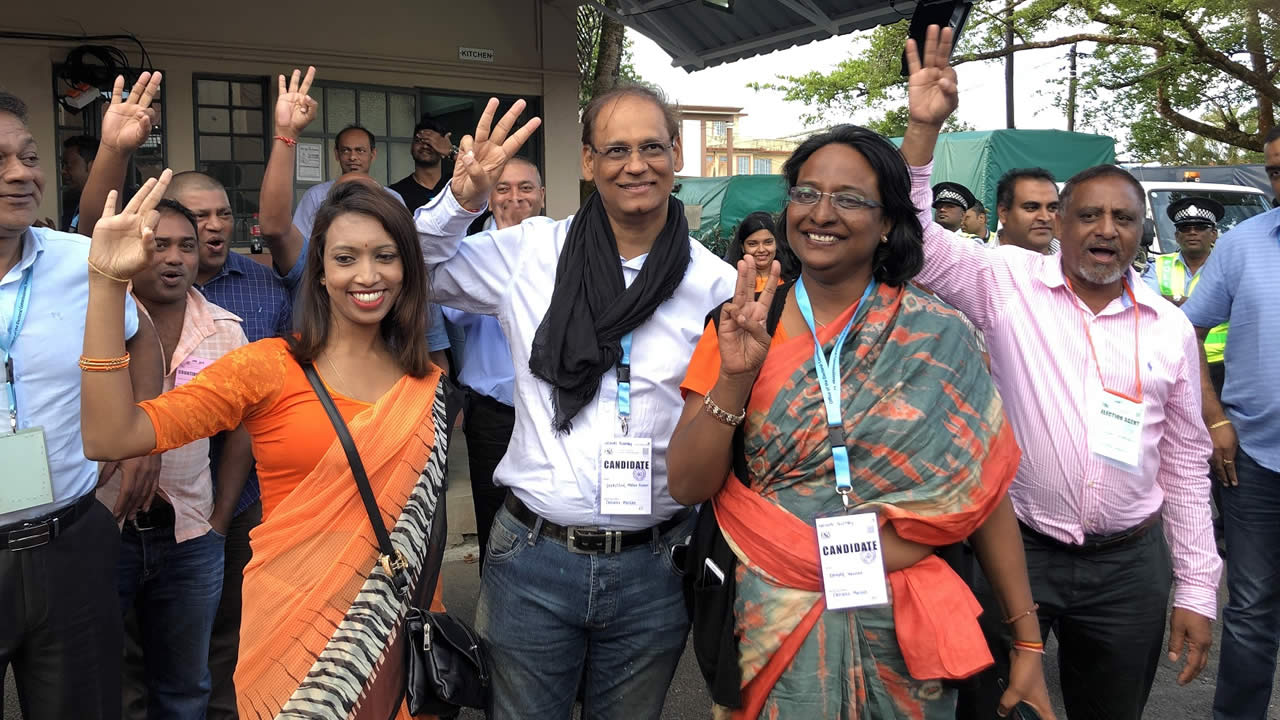 Mahen Seeruttun, donné favori, a pu faire élire ses deux colistières.