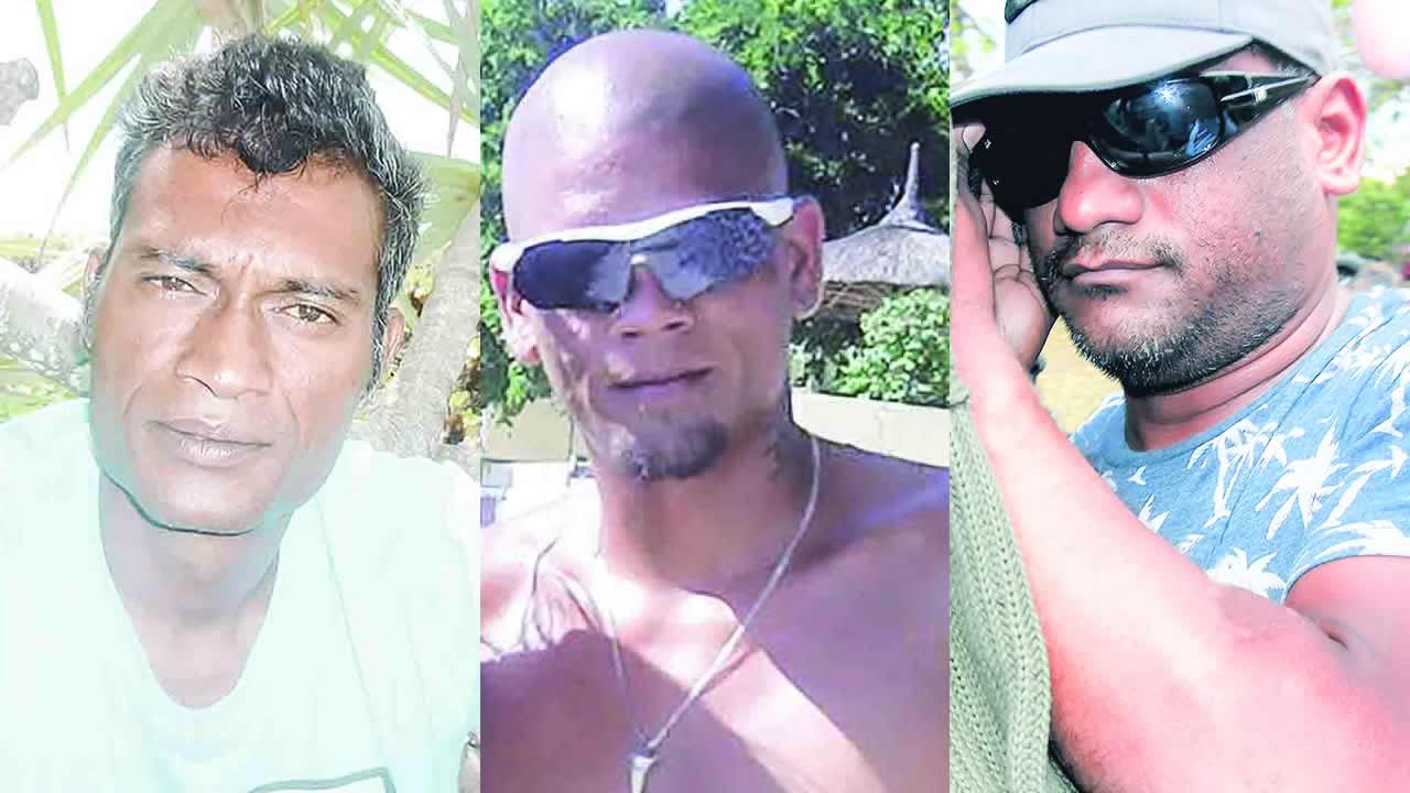 Mike Brasse, Royce Capdor et Osman Kamil Mohamed