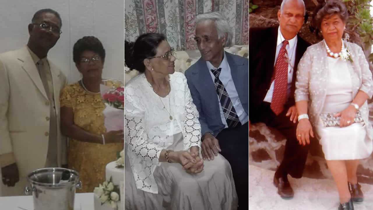 Saint-Valentin de vieux couples