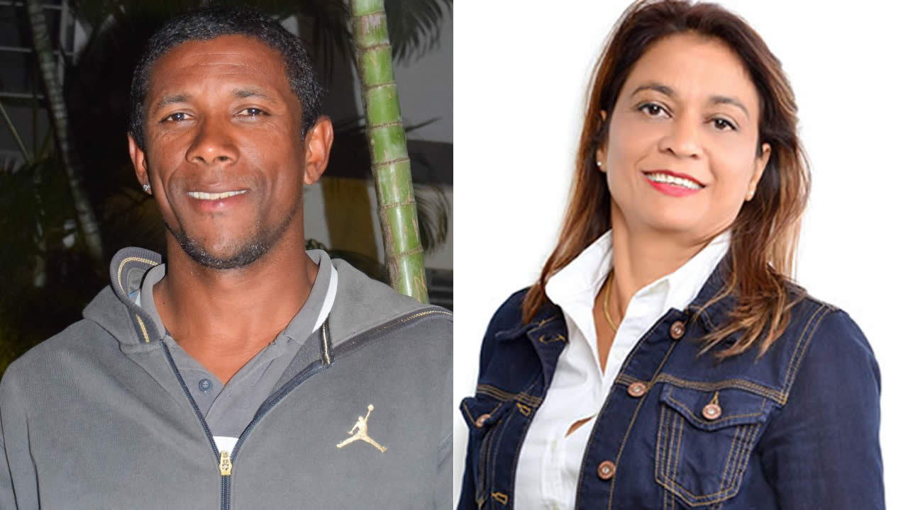 Stephan Buckland et Sheila Seebaluck