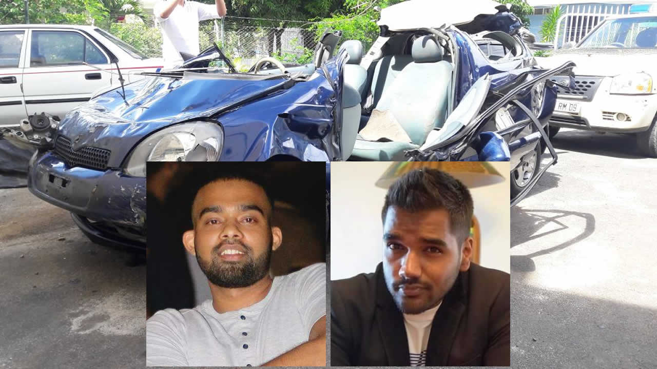 Shakeel Moossun et Niven Moothian.