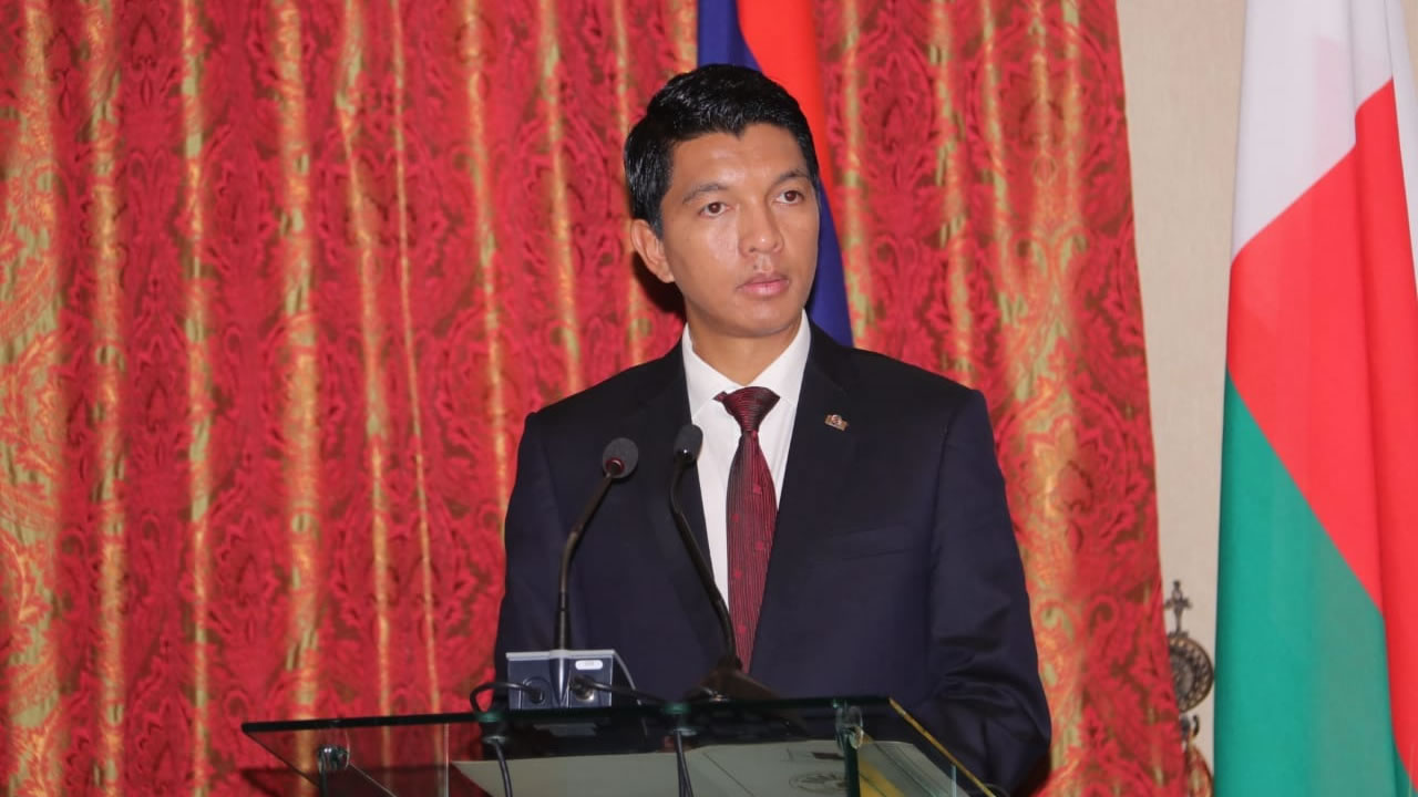 Andry Rajoelina, président de la République de Madagascar