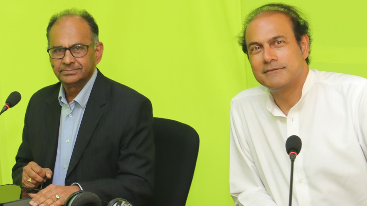 Alan Ganoo et Steven Obeegadoo.