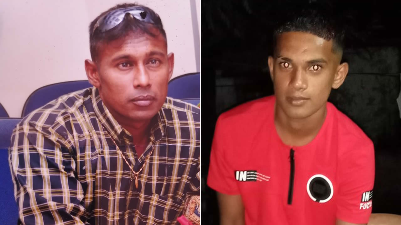 Kivishwar Dursun et Chetanand Saniciree.