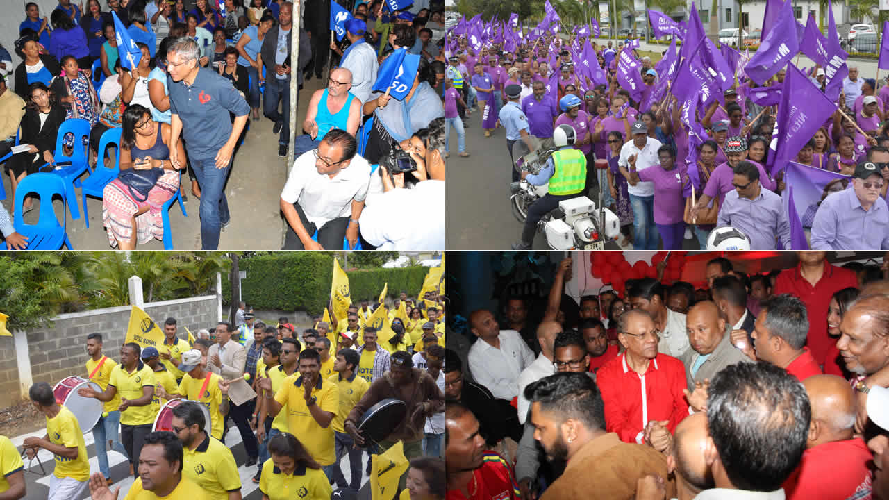 Partielle à Belle-Rose/Quatre-Bornes