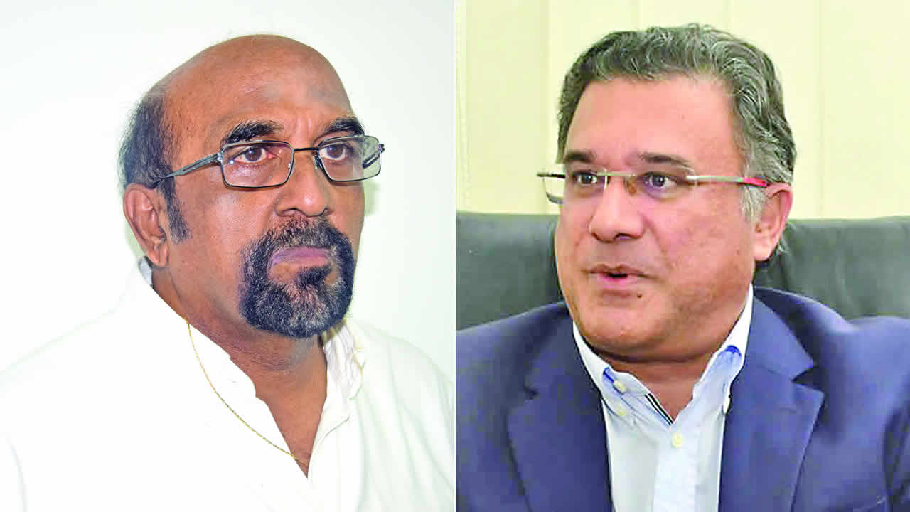 Dr Tulsidas Naraidoo and Ahmed Parkar