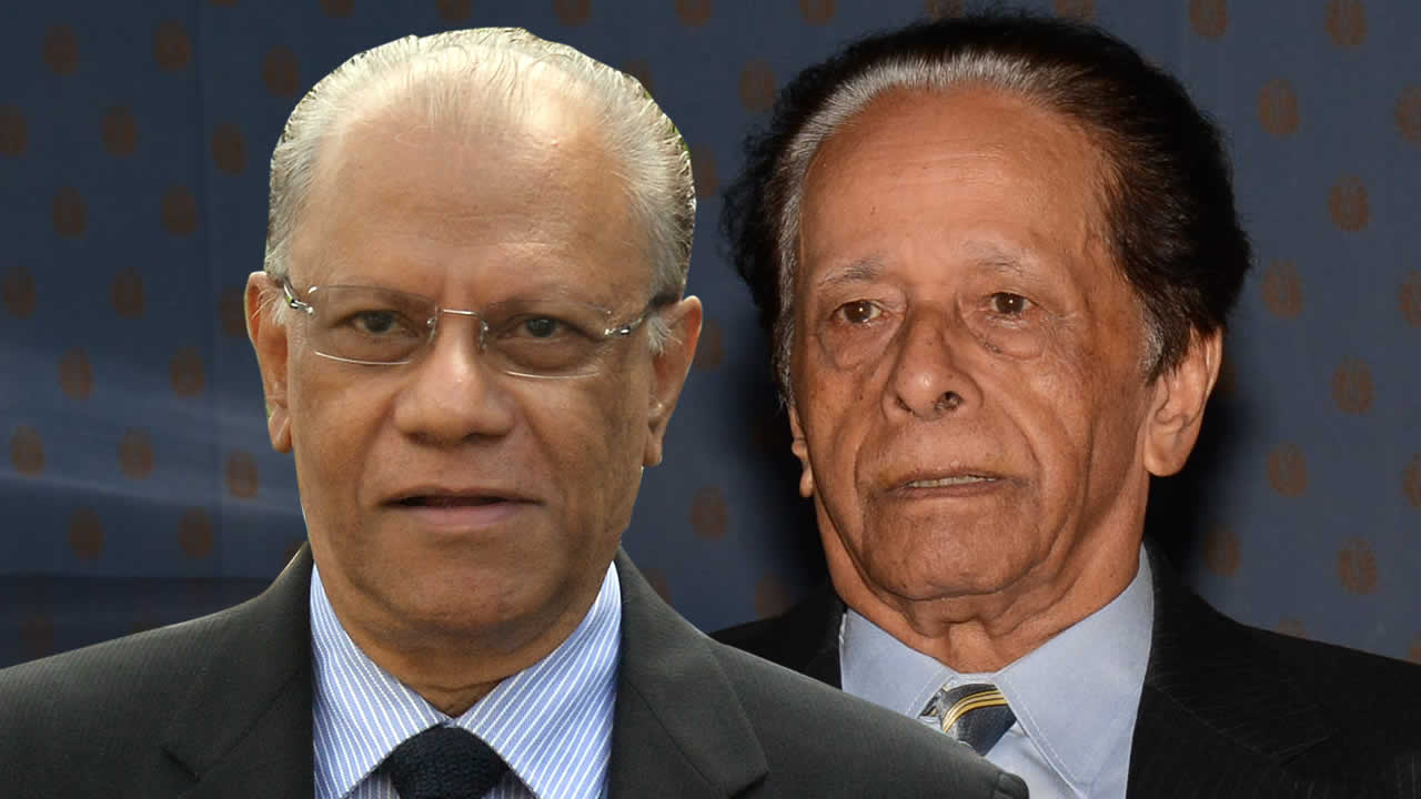 Navin Ramgoolam et Anerood Jugnauth.