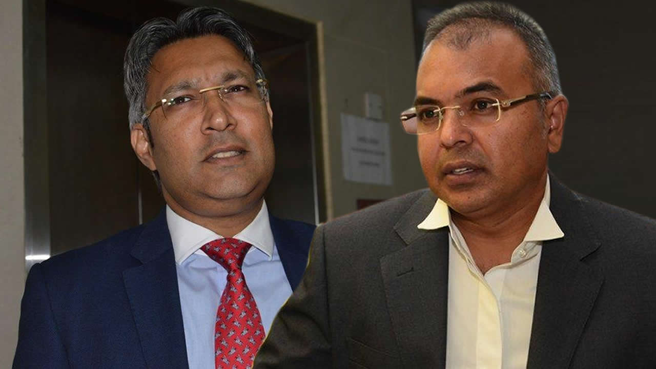 Yahia Nazroo et Sanjeev Teeluckdharry.