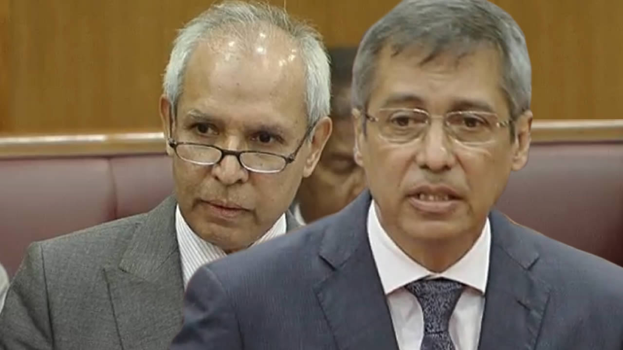 Anwar Husnoo et Xavier-Luc Duval.