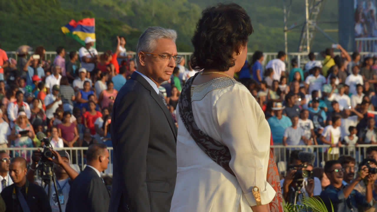 Pravind Jugnauth et Ameenah Gurib-Fakim