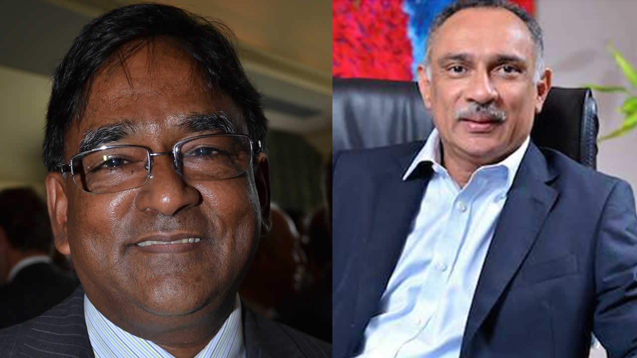 Marday Venkatasamy et Sattar Hajee Abdoula (à dr.). 