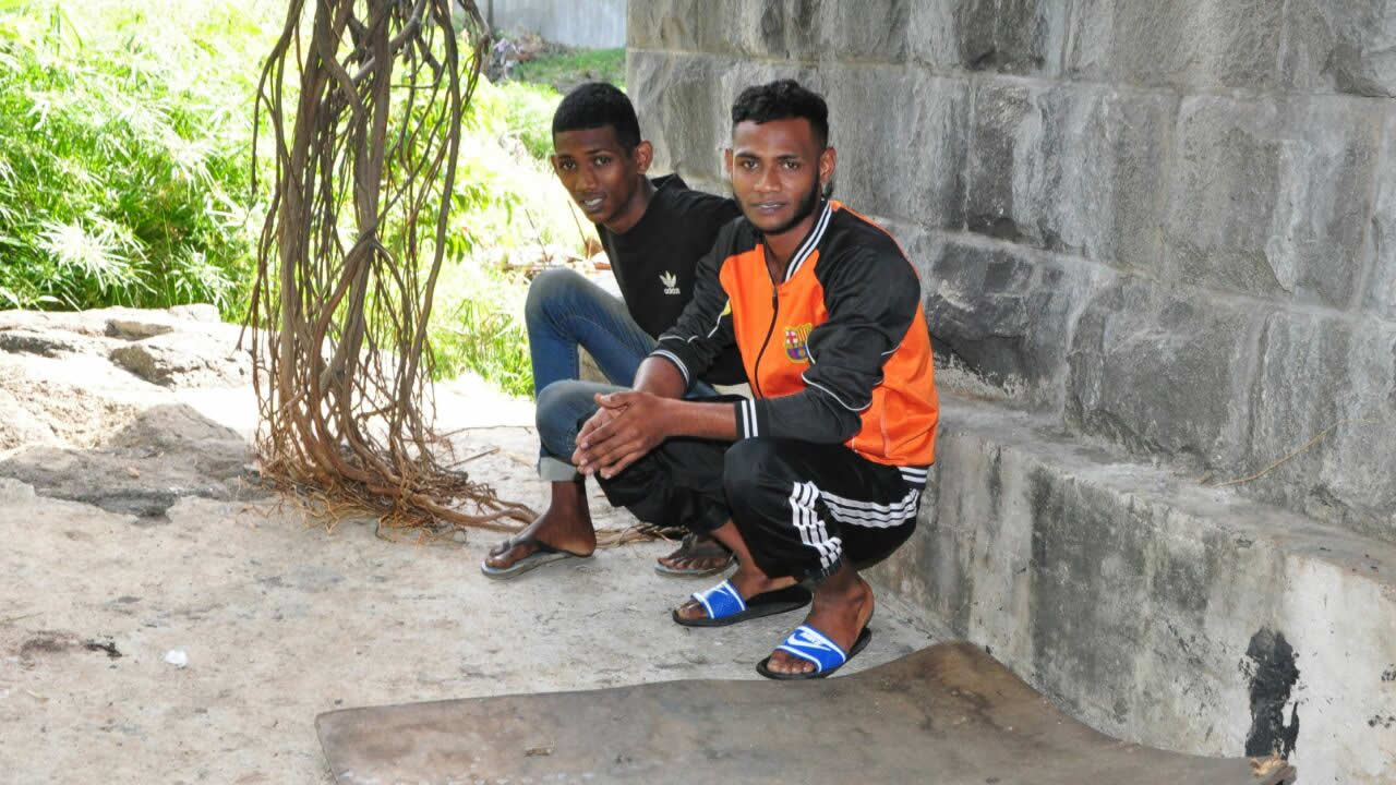 Les deux frères Mootoosamy, Fabrice et Ansley.