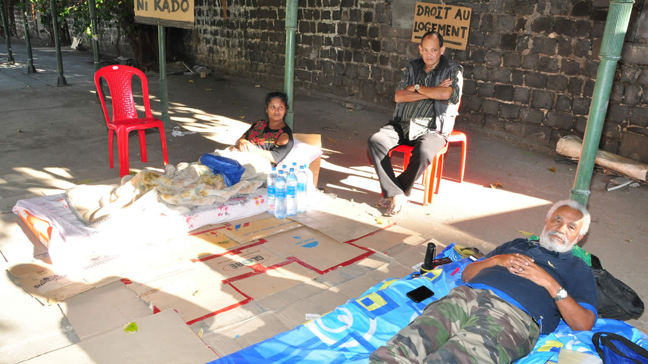 Grève de la faim pour l’obtention d’un toit