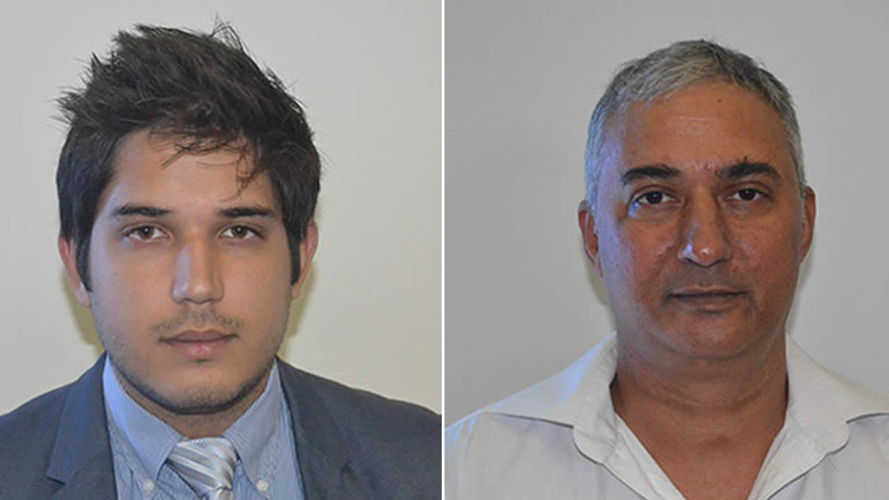 Aymeric et son père, Jadoo Dookun.