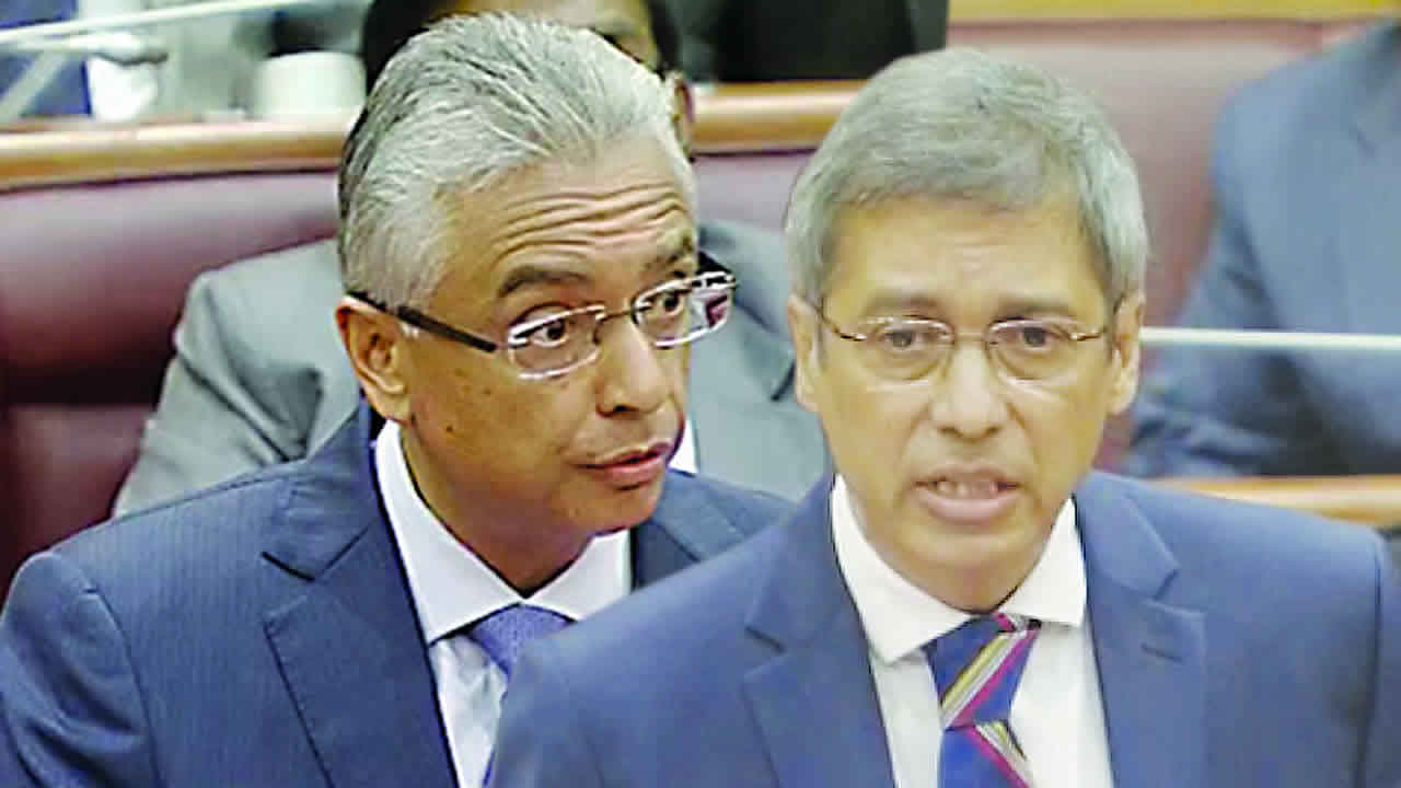 Pravind Jugnauth et Xavier-Luc Duval
