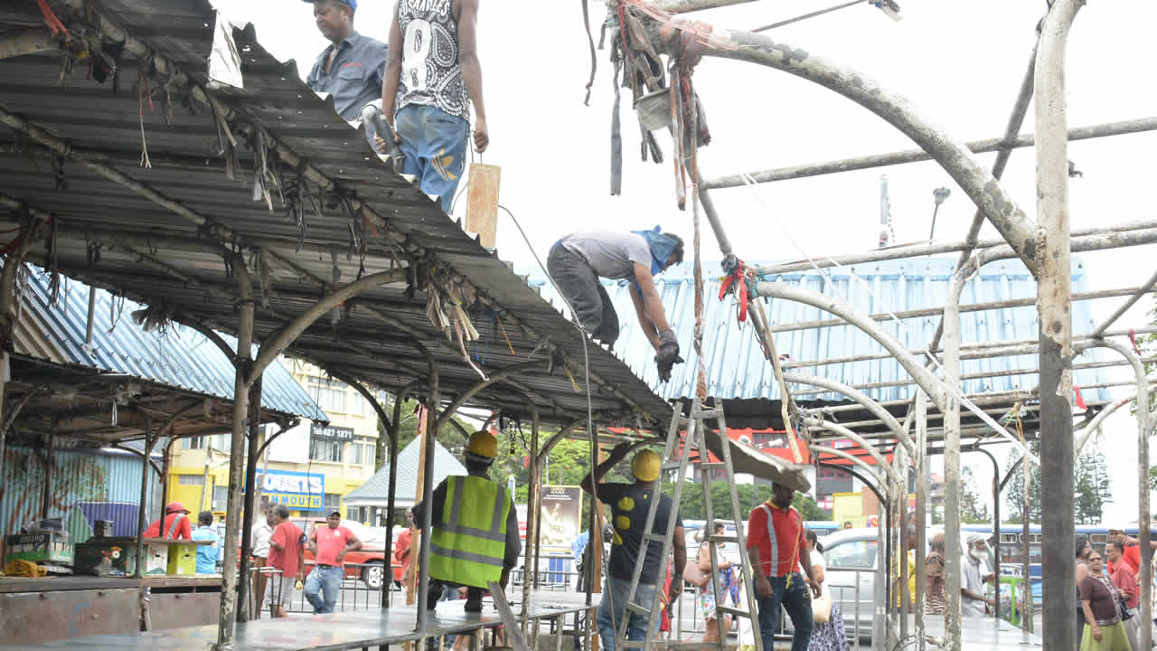 La rénovation du marché Quatre-Bornes
