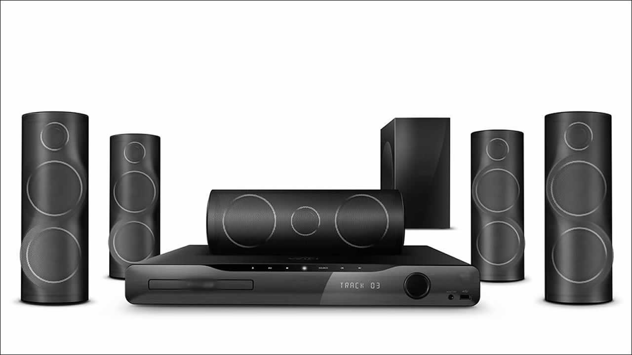 Un appareil de home cinéma.