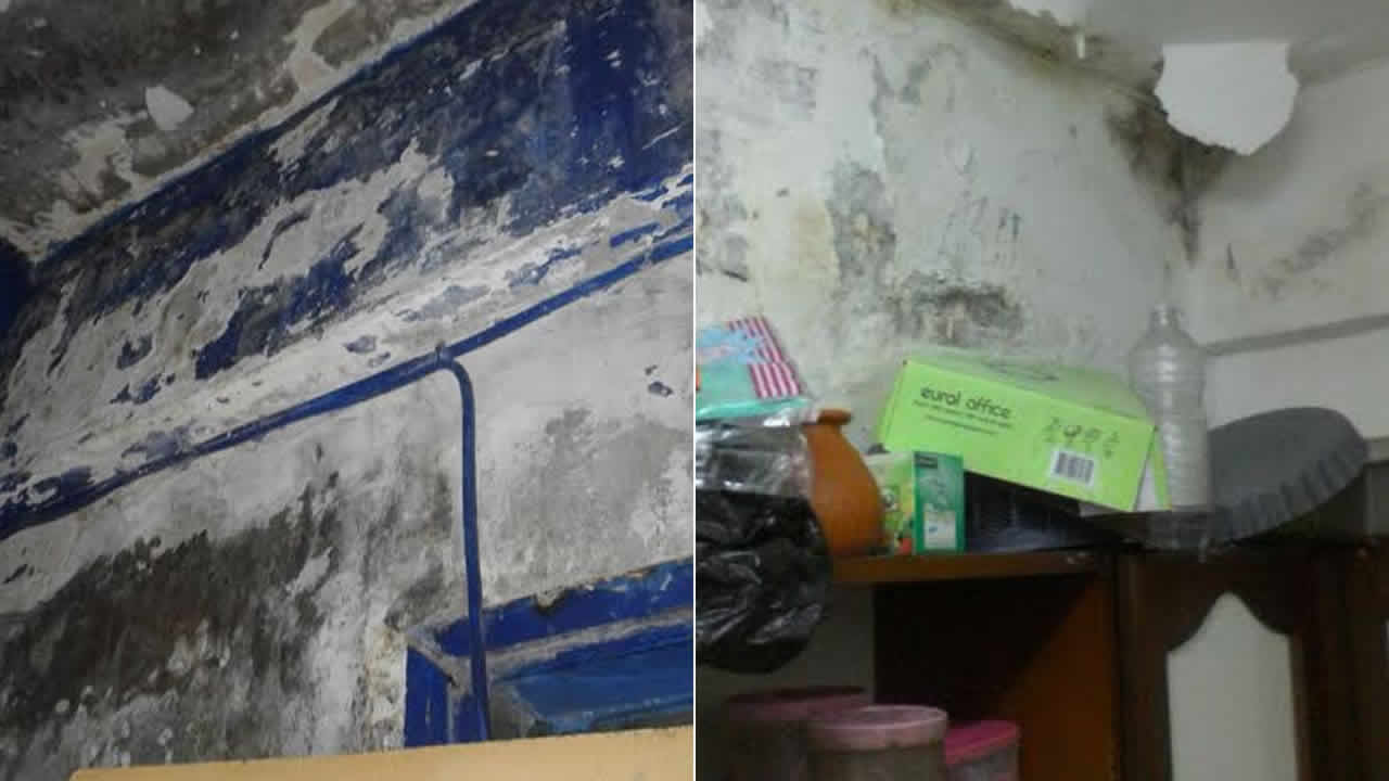 Daniel Gowreegadoo a été contraint de recouvrir ses meubles d’une toile plastifiée.