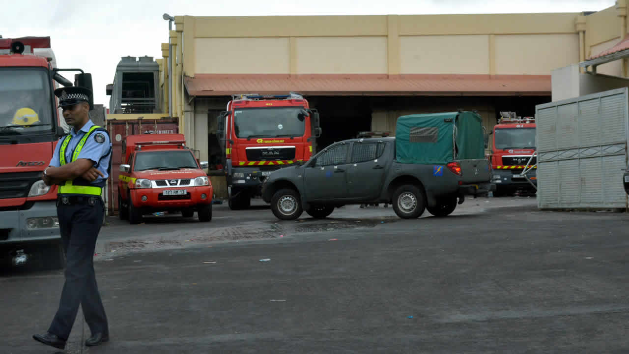 incendie à Shoprite