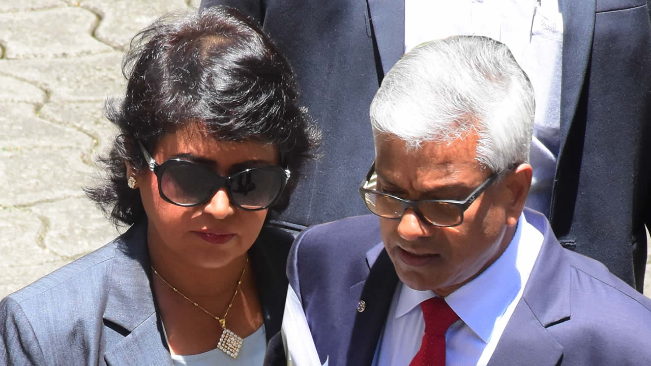Ameenah Gurib-Fakim et Dass Appadu.