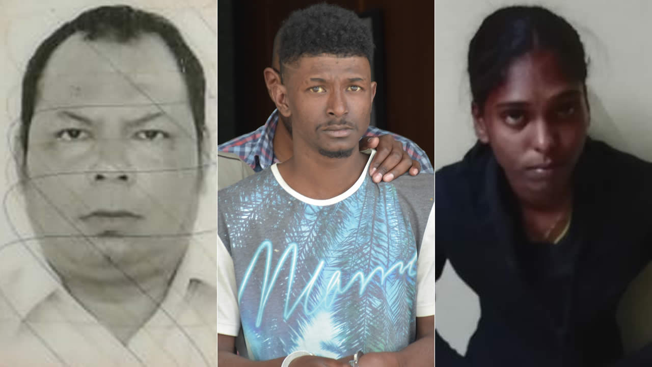 La victime, Patrick Fok Tong, Keven Pearsh Chengapen et Aurelie Mootooramen ont été arrêtés.