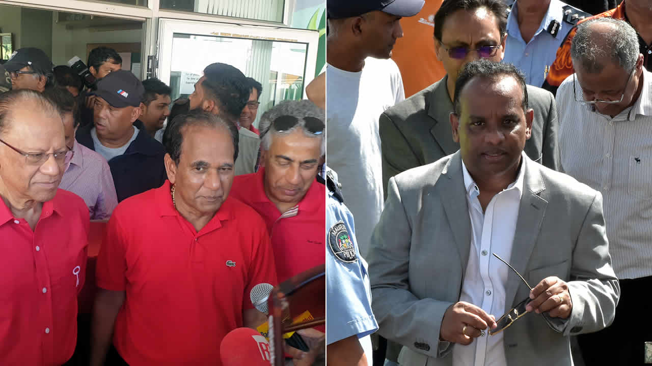 Anil Bachoo et Vikash Nuckcheddy