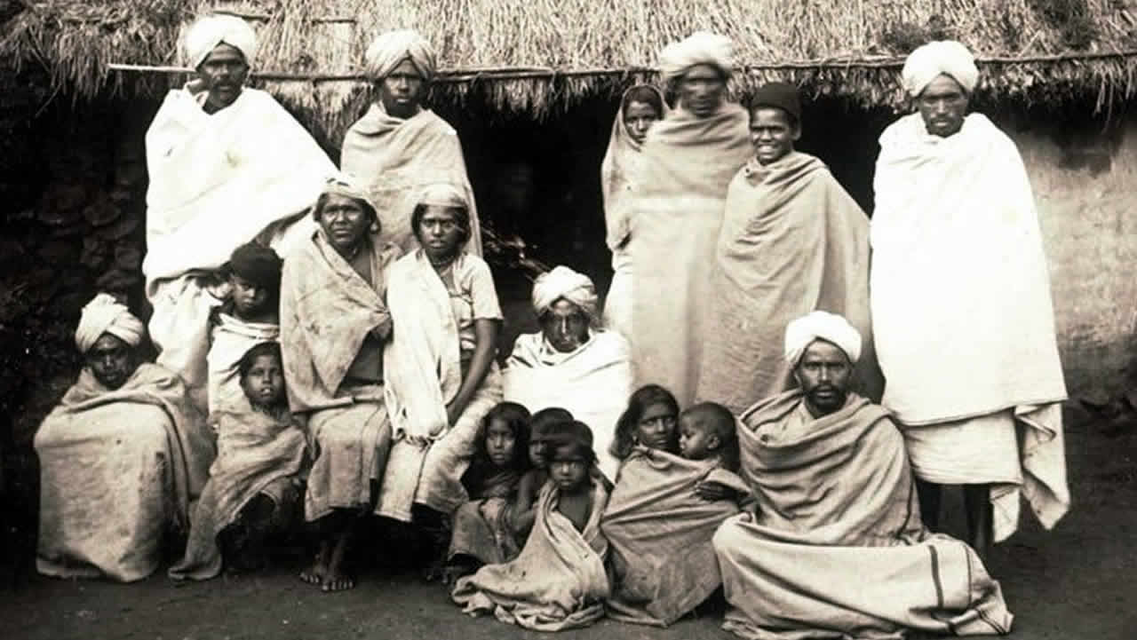 Arrivée des travailleurs engagés 