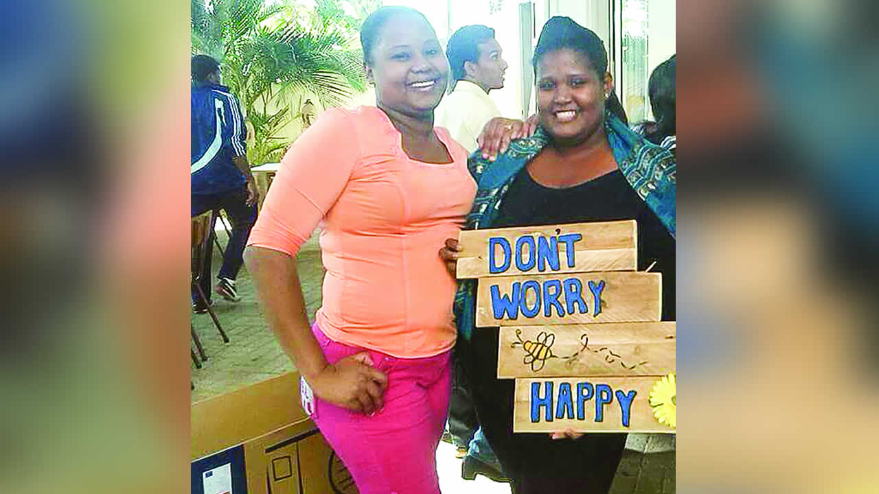 Justine (à gauche) et Anthonella.